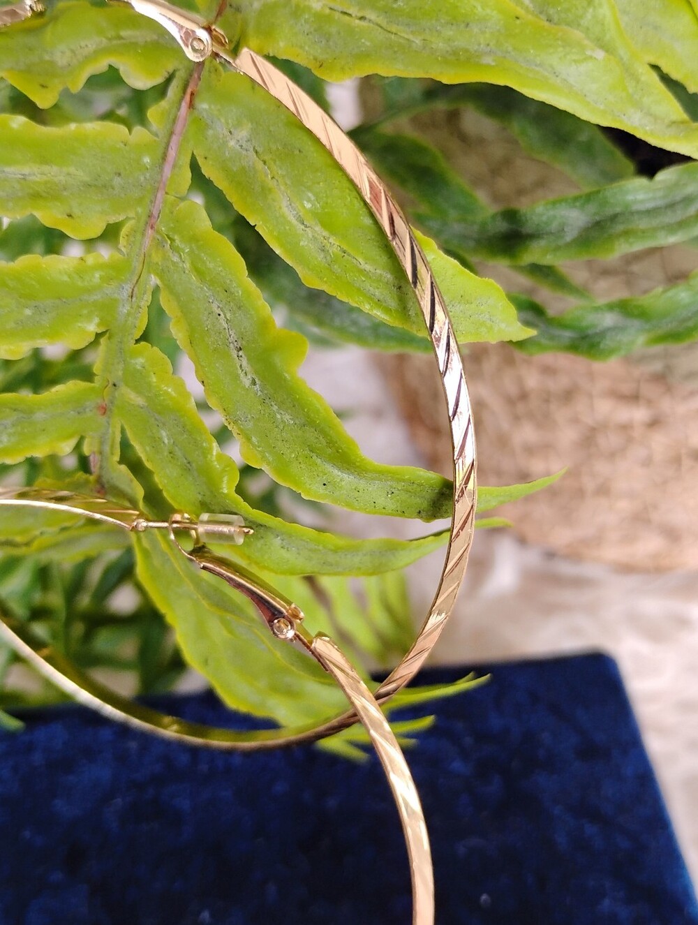 Gold Hoop Earrings - Classic Women's Jewelry
